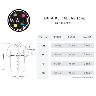 Foto 6 | Foto 6 | Camisa Casual Manga Corta Maui & Sons para Caballero