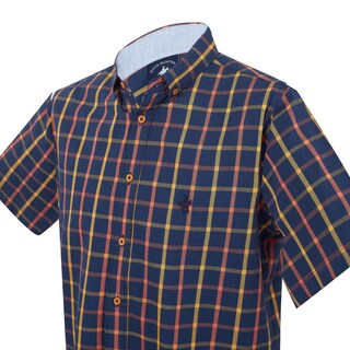 Foto 2 | Foto 2 | Camisa Manga Corta Diseño De Cuadrados Grandes Polo Team