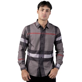 Foto 1 | Foto 1 | Camisa Pavini Manga Larga Para Hombre Marron Pvls104-03