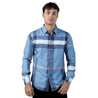 Foto 1 | Foto 1 | Camisa Pavini Manga Larga Para Hombre Azul Pvls104-02