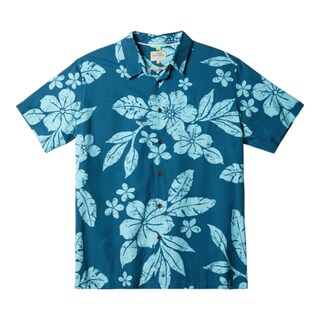 Foto 1 | Foto 1 | Camisa Quiksilver Aqua Flower Azul para Hombre