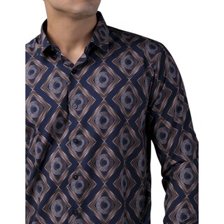 Foto 4 | Foto 4 | Camisa Benzini Para Caballero Azul Ls5041-navi