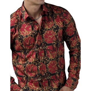 Foto 3 | Foto 3 | Camisa Benzini Para Caballero Roja Ls5048-red