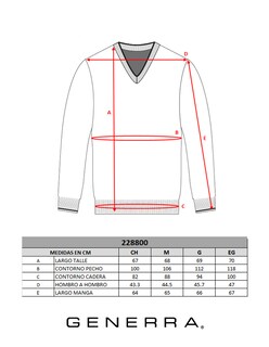 Foto 5 | Foto 5 | Suéter Casual Generra 228800 color Vino para Hombre