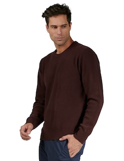 Foto 2 | Foto 2 | Suéter Casual Generra 228803 color Vino para Hombre