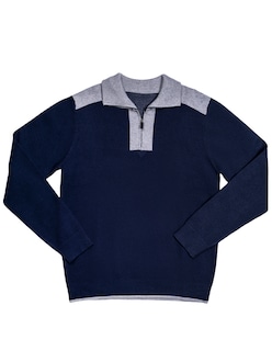 Foto 5 | Foto 5 | Suéter Casual Generra 228810 color Azul para Hombre