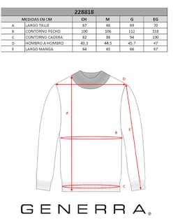 Foto 4 | Foto 4 | Suéter Casual Generra 228818 para Hombre
