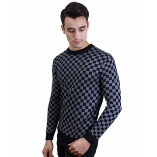 Foto 2 | Foto 2 | Sueter para Hombre Moderno Azul a Cuadros