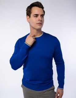 Foto 1 | Foto 1 | Suéter Generra Azul Nueva Temporada para Hombre