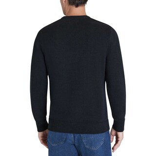 Foto 2 | Foto 2 | Suéter Chaps Casual Cuello Redondo Clásico Negro para Hombre