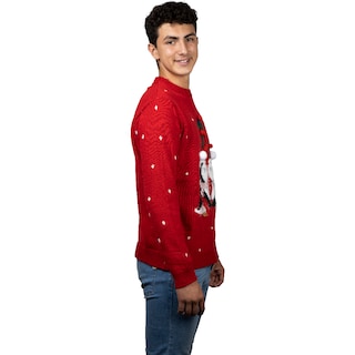 Foto 4 | Foto 4 | Ugly Sweater Rev Suéter Navideño De Pingüinos Color Rojo Para Navidad