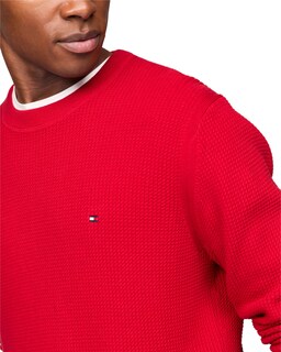 Foto 2 | Foto 2 | Jersey Tommy Hilfiger Con Cuello Redondo Estructurado 9gg Para Hombre - Venta Internacional.