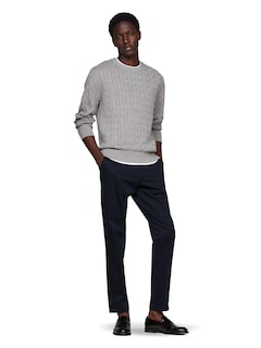 Foto 4 | Foto 4 | Jersey Tommy Hilfiger Para Hombre, Algodón, Cuello Redondo, Gris - Venta Internacional.