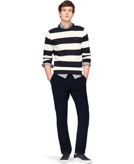 Foto 4 | Foto 4 | Jersey Tommy Hilfiger De Algodón Con Cuello Redondo Estructurado 9gg Para Hombre - Venta Internacional.