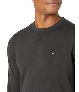 Foto 3 | Foto 3 | Jersey Tommy Hilfiger Liso Cuello Redondo Negro para Hombre - Venta Internacional