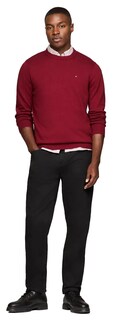 Foto 2 | Foto 2 | Jersey Tommy Hilfiger Liso Cuello Redondo Rojo para Hombre - Venta Internacional