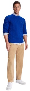 Foto 2 | Foto 2 | Suéter Tommy Hilfiger Azul Cable Knit para Hombre - Venta Internacional