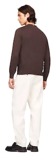 Foto 4 | Foto 4 | Jersey Tommy Hilfiger Liso Con Cuello Redondo Para Hombre, Color Marrón, Talla Xl - Venta Internacional.