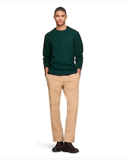 Foto 4 | Foto 4 | Jersey Tommy Hilfiger De Algodón Con Cuello Redondo Estructurado 9gg Para Hombre - Venta Internacional.