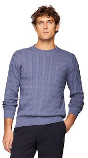 Foto 1 | Foto 1 | Suéter Tommy Hilfiger Cable Knit para Hombre- Venta Internacional