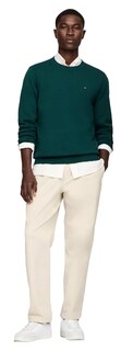Foto 2 | Foto 2 | Jersey Tommy Hilfiger Verde Liso para Hombre - Venta Internacional