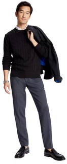 Foto 2 | Foto 2 | Suéter Tommy Hilfiger Cable Knit Negro para Hombre- Venta Internacional