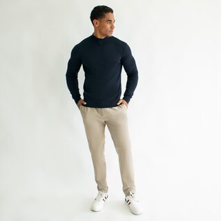 Foto 3 | Foto 3 | Suéter Generra Ligero Cuello Mock Para Hombre