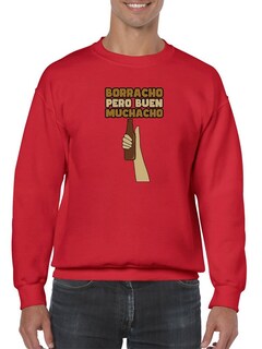 Foto 1 | Foto 1 | Sudadera Smartprintsink Para Hombre Borracho Pero Buen Muchacho