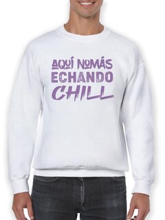 Foto 1 | Foto 1 | Sudadera Smartprintsink Para Hombre Nomás Echando Chill