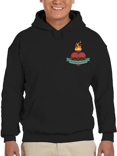 Foto 1 | Foto 1 | Sudadera con Capucha SmartPrintsInk color Negro para Hombre