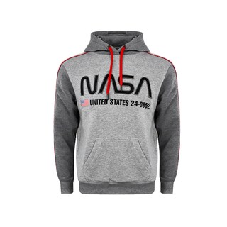 Foto 1 | Foto 1 | Sudadera Nasa color Gris para Hombre