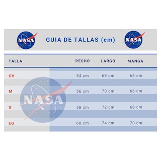 Foto 7 | Foto 7 | Sudadera NASA Negra para Caballero