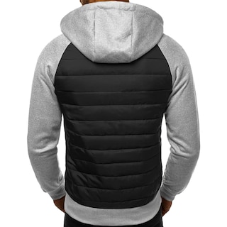 Foto 3 | Foto 3 | Sudadera para Hombre Shendy Vendy con Capucha Gris Jaspeado