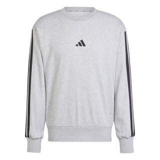 Foto 1 | Foto 1 | Sudadera Essentials 3 Franjas Felpa Francesa Adidas Gris Hombre