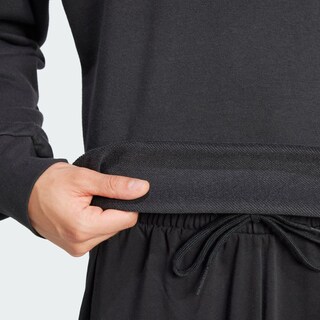 Foto 6 | Foto 6 | Sudadera Essentials 3 Franjas Felpa Francesa Adidas Negro Hombre