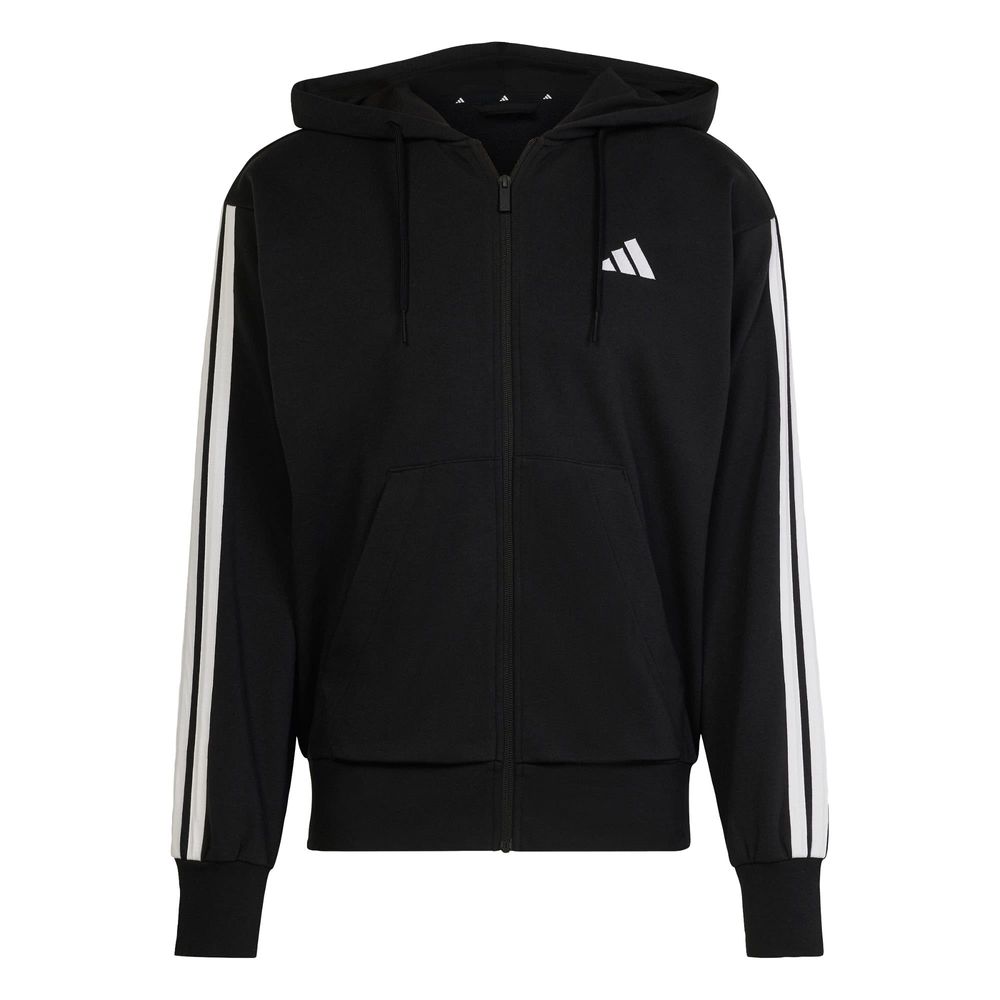 Sudadera con Gorro Essentials Franjas Felpa Francesa Adidas