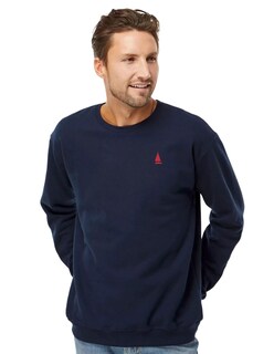 Foto 1 | Foto 1 | Sudadera Azul Marino Marinity 100% Algodón Cuello Redondo