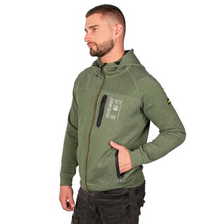 Foto 1 | Foto 1 | Sudadera Greenlander Con Capucha Cierre Completo Y Bolsillos Con Cremallera Casual Para Hombre