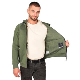 Foto 2 | Foto 2 | Sudadera Greenlander Con Capucha Cierre Completo Y Bolsillos Con Cremallera Casual Para Hombre