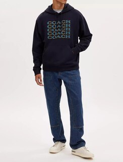 Foto 3 | Foto 3 | Sudadera Coach Con Capucha Hoodie Cm828 Logo - Original