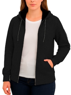 Foto 1 | Foto 1 | Sudadera Mujer Shendy Vendy Con Capucha Afelpada Casual Negro Grande