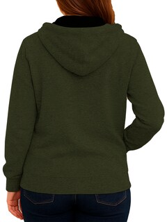 Foto 4 | Foto 4 | Sudadera Mujer Shendy Vendy Con Capucha Afelpada Casual Verde Mediana