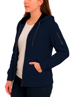 Foto 2 | Foto 2 | Sudadera Mujer Shendy Vendy Con Capucha Afelpada Casual Azul Extragrande