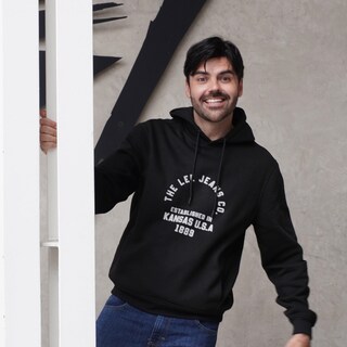 Foto 7 | Foto 7 | Sudadera Hoodie Lee En Color Negro Para Hombre.