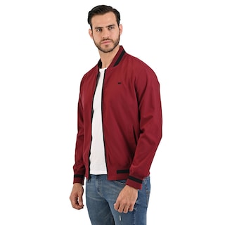 Foto 1 | Foto 1 | Bomber Casual Marca Lee En Color Vino Para Hombre