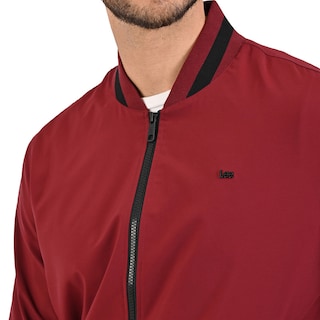 Foto 5 | Foto 5 | Bomber Casual Marca Lee En Color Vino Para Hombre