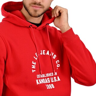 Foto 4 | Foto 4 | Hoodie Con Gorro Marca Lee Para Hombre En Color Rojo.