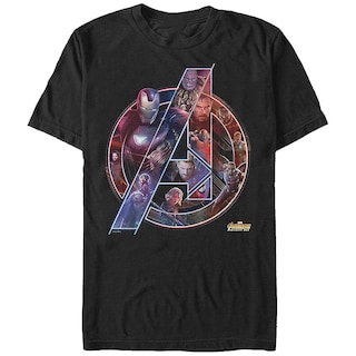 Foto 1 | Foto 1 | Camiseta Rockinstone Collage Logo Avengers Infinity War - Venta Internacional.
