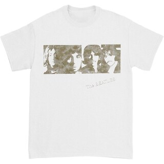 Foto 1 | Foto 1 | Camiseta Rockinstone Beatles, Color Blanco, Con Forma De Álbum, 180 G/m², Algodón - Venta Internacional.