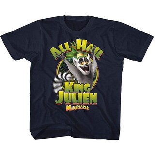 Foto 1 | Foto 1 | Camiseta Rockinstone Madagascar King Julien Para Jóvenes - Venta Internacional.